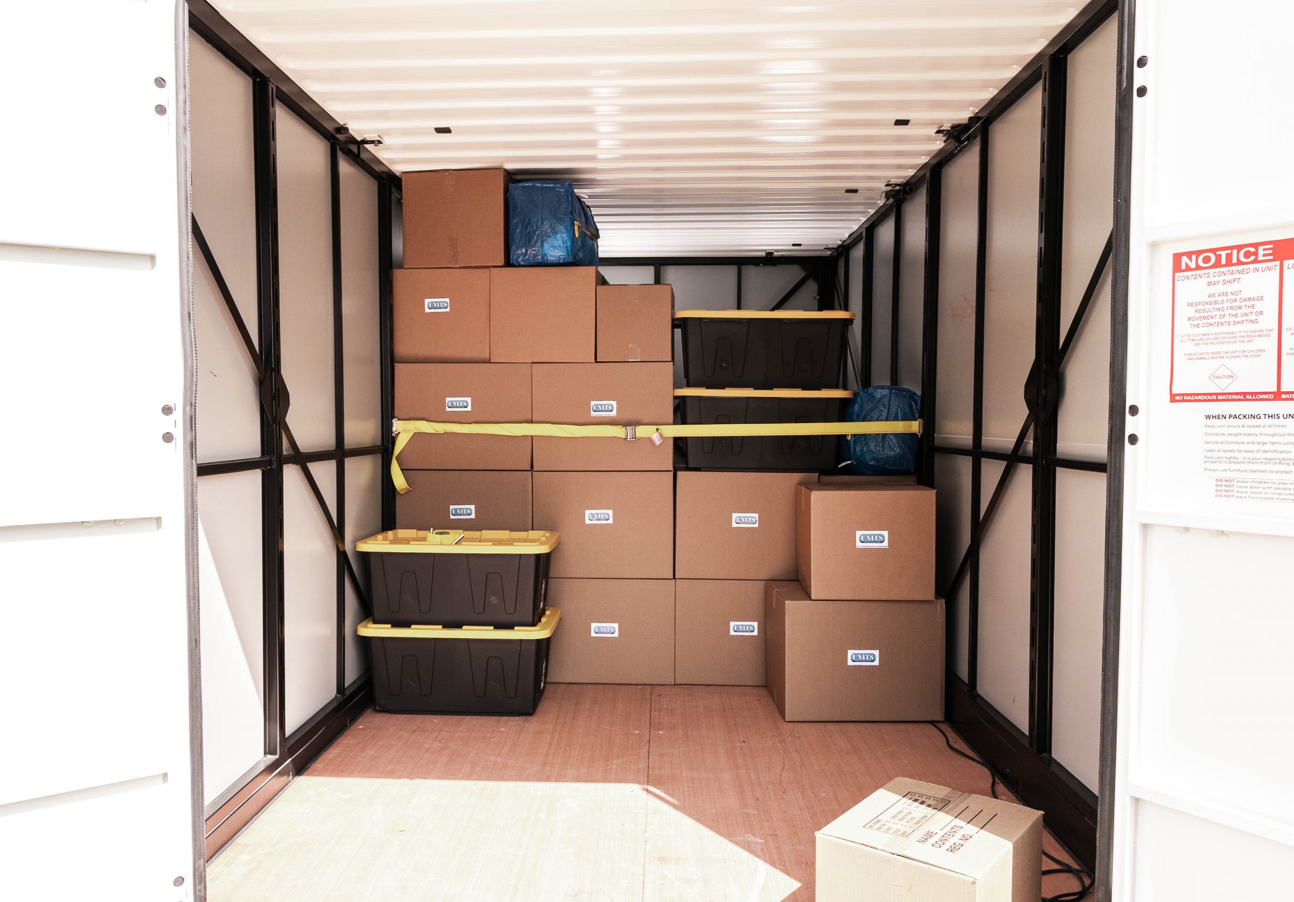 Spacious storage options for whatever your needs may be. UNITS Moving and Portable Storage of Atlanta