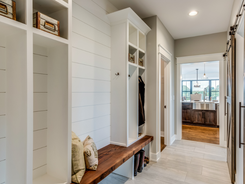 Organized Mudroom