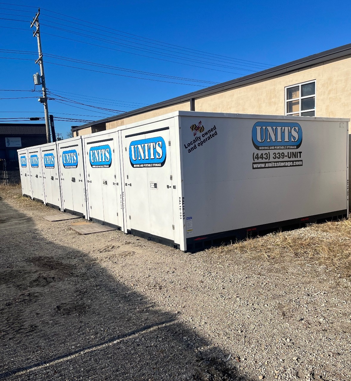 UNITS Portable Storage Containers in Baltimore Maryland