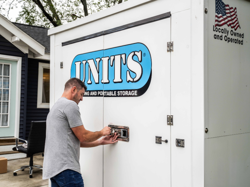 man deciding What to Put in Storage Before Cold Weather Hits