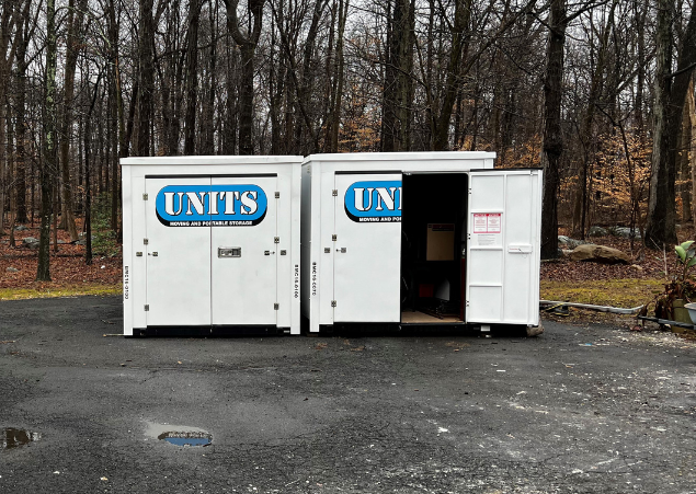 UNITS of Bucks & Mercer County portable storage container in Doylestown, Pennsylvania.
