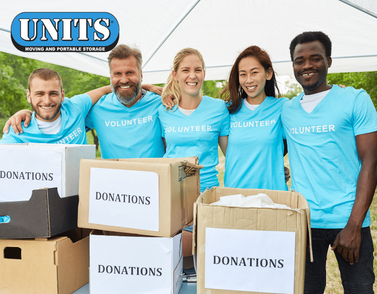 fundraising event photo and units logo