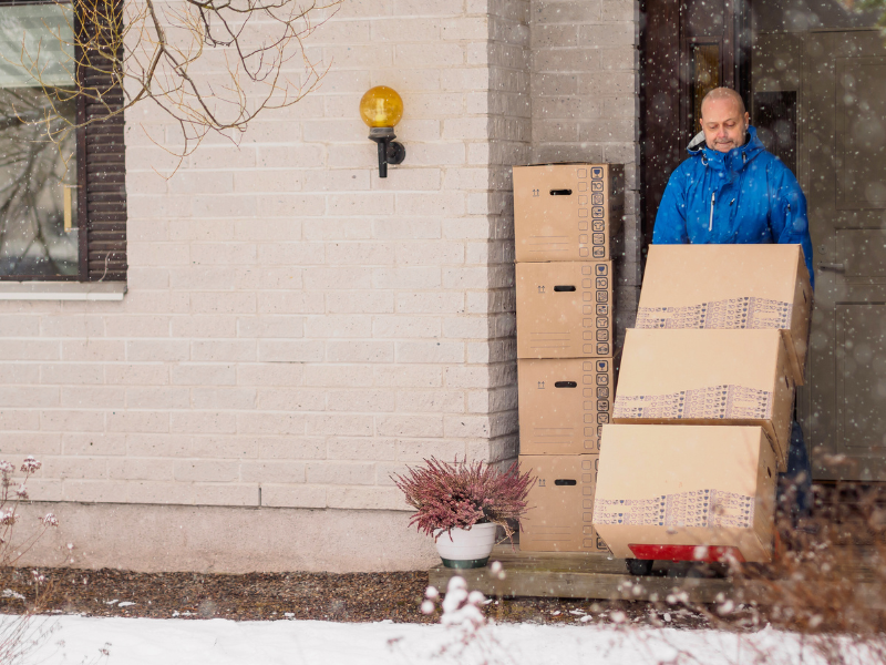man who is winter moving
