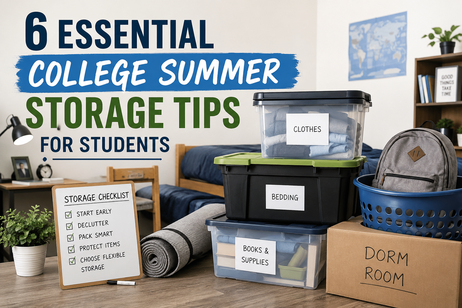6 Essential College Summer Storage Tips for Students