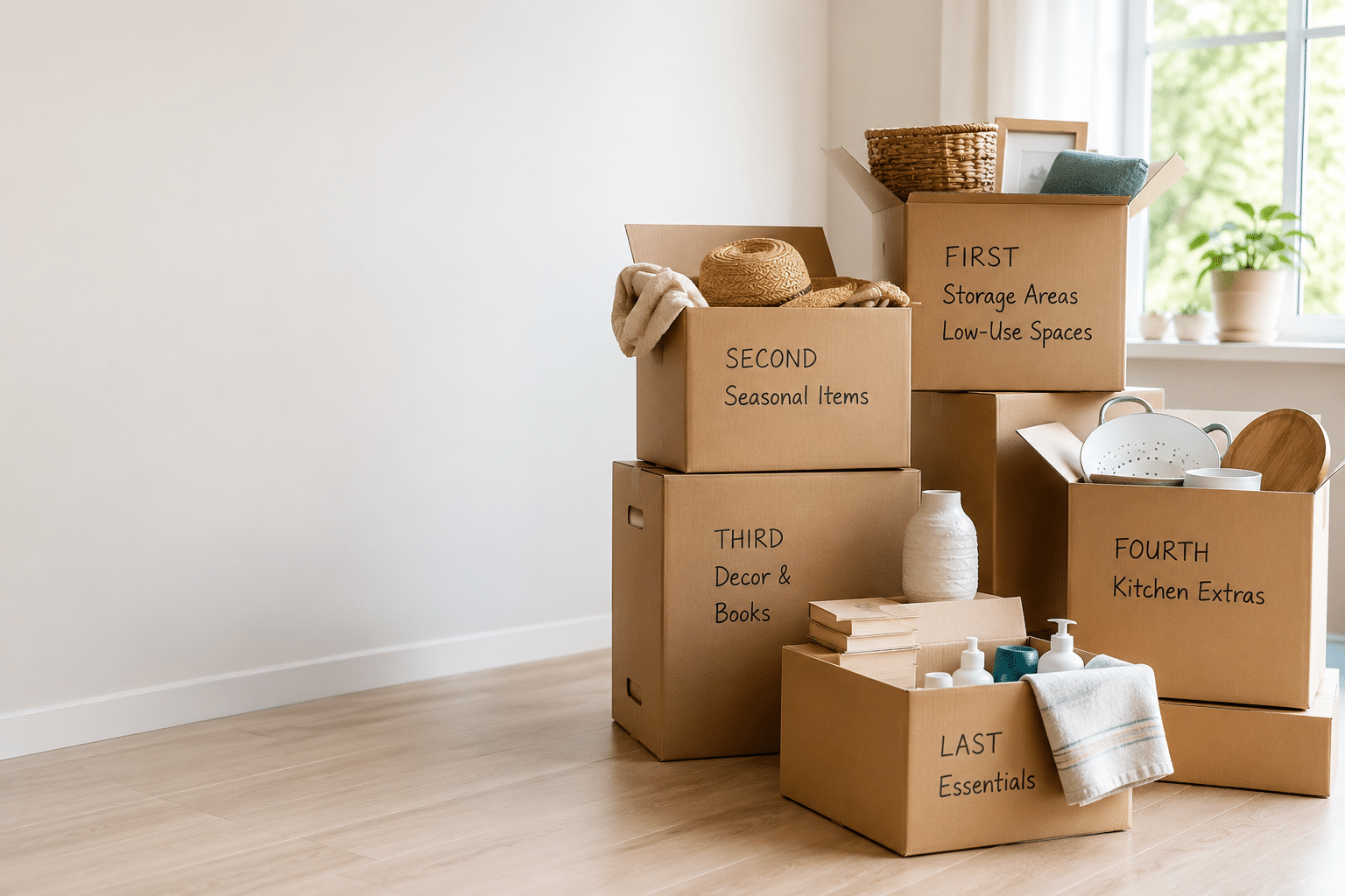 What to Pack First When Moving: 5 Smart Tips for Success
