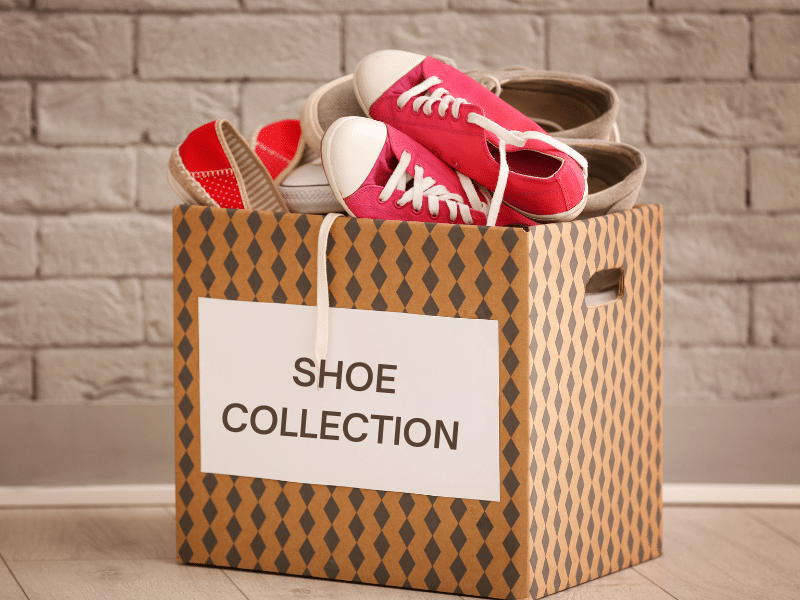 Packing Your Shoe Collection in central nj, use UNITS
