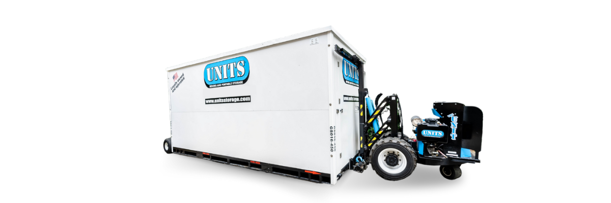 UNITS portable storage container compared to Extra Space Storage