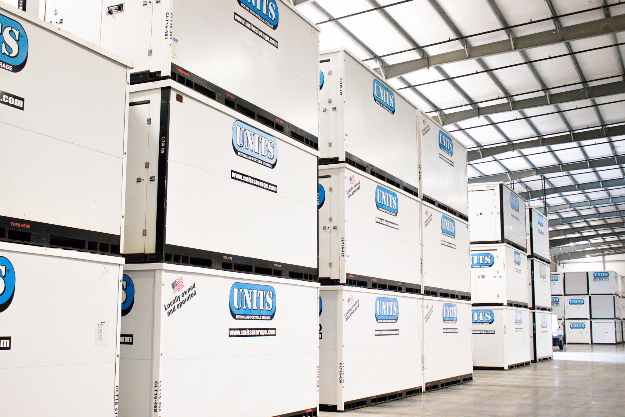 UNITS climate-controlled storage