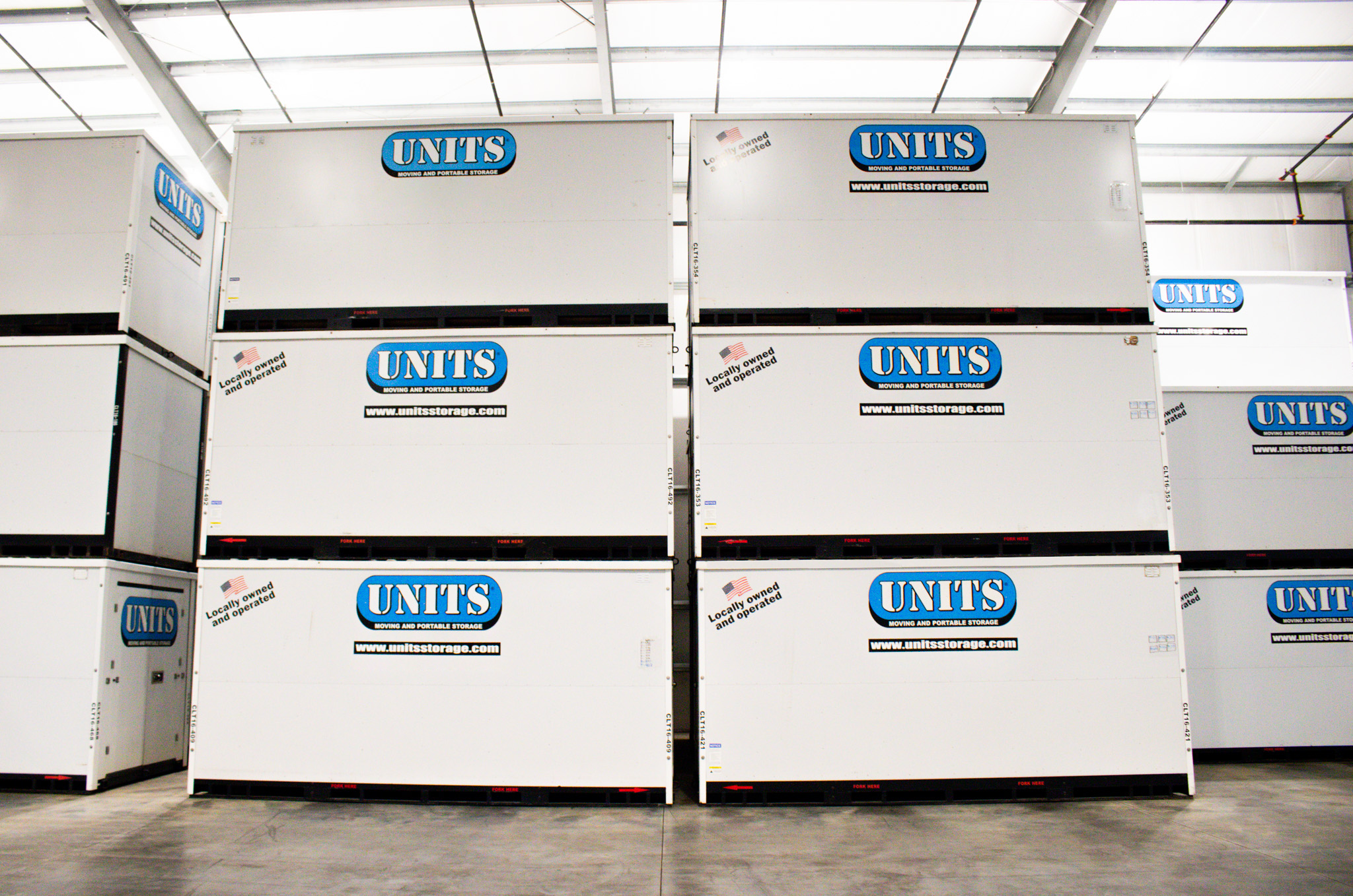 UNITS climate-controlled storage