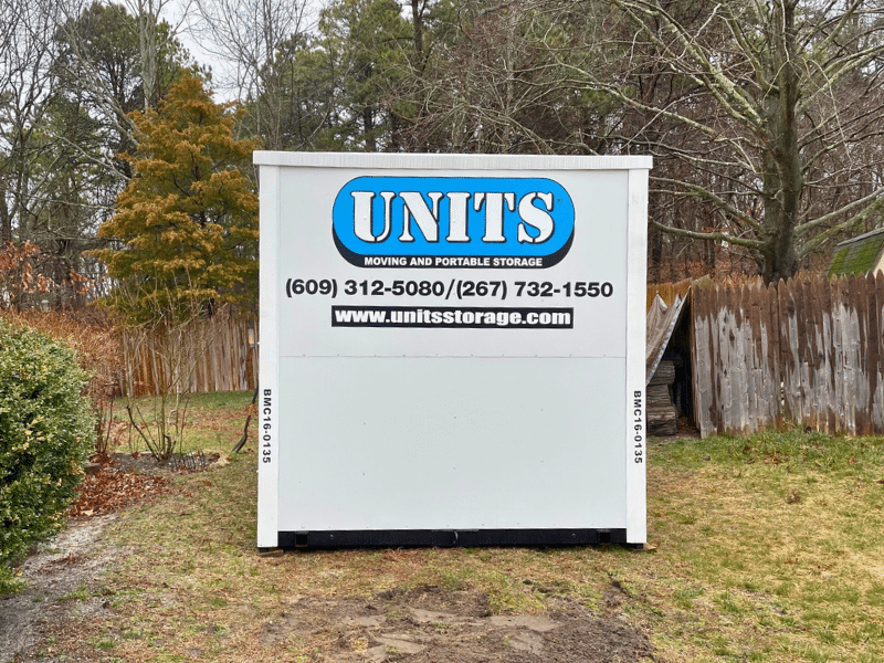 Winter Storage with portable storage from UNITS of Central NJ