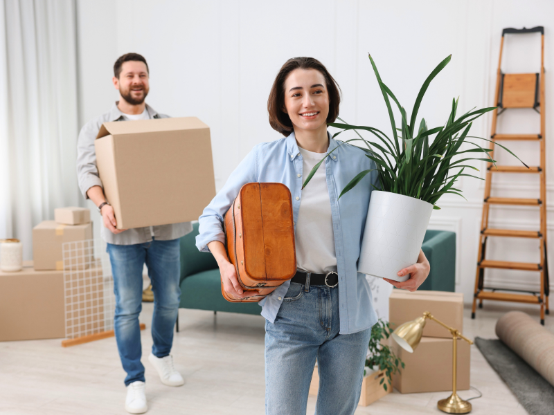 couple moving