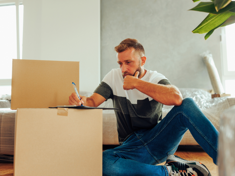 man going over his fall Packing Checklist
