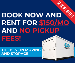 Huge Savings! Rent a portable storage unit with prices starting at $150/mo