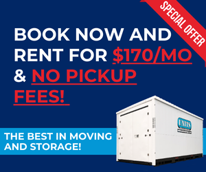 Huge Savings! Rent a portable storage unit with prices starting at $170/mo