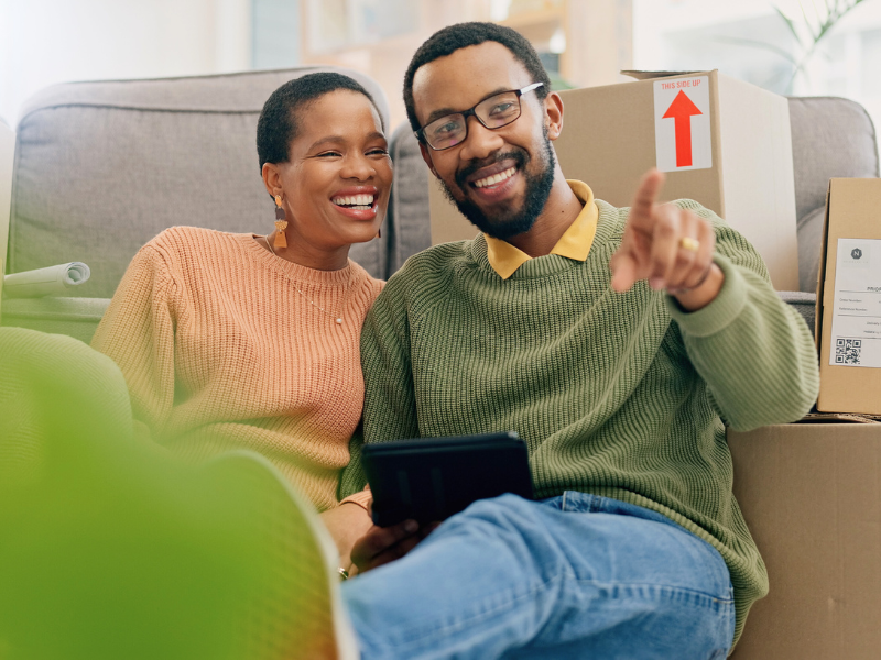 couple discussing the Questions to Ask Yourself Before Moving