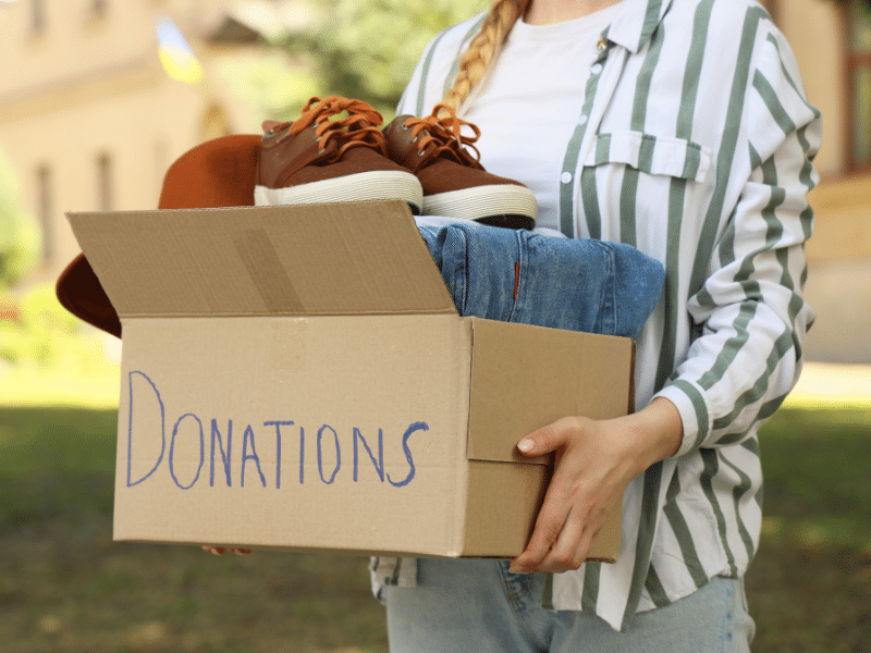 Spring move donations