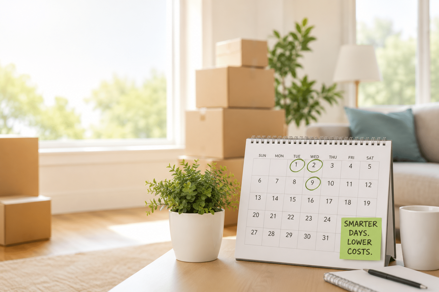 Affordable Summer Moving: 4 Cheapest Days to Relocate