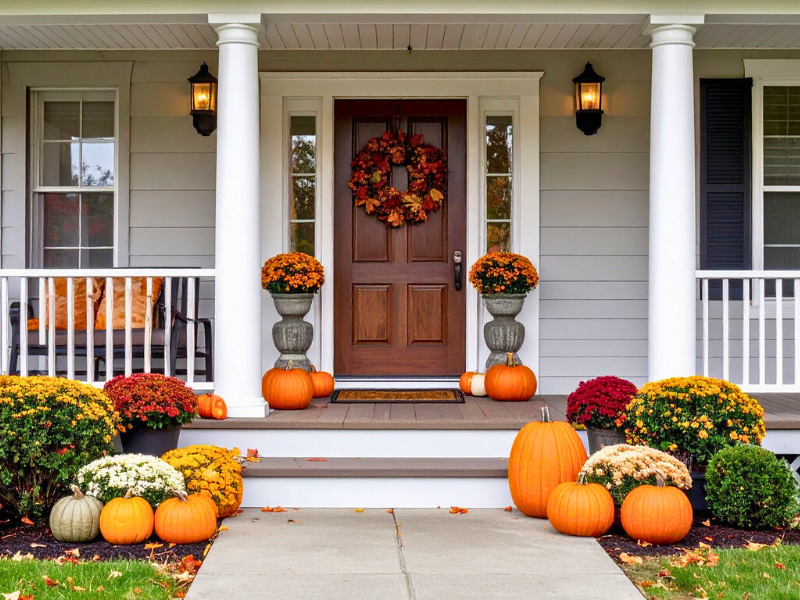 fall curb appeal