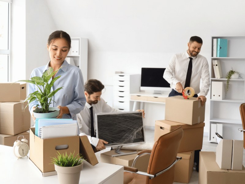company in the middle of a winter business move