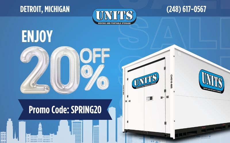 Save Big! Get 20% Off Your Moving & Storage with UNITS!