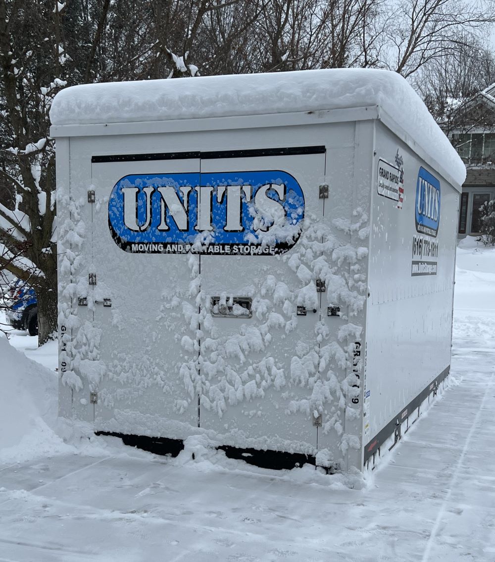 UNITS Moving & Portable Storage in cold weather