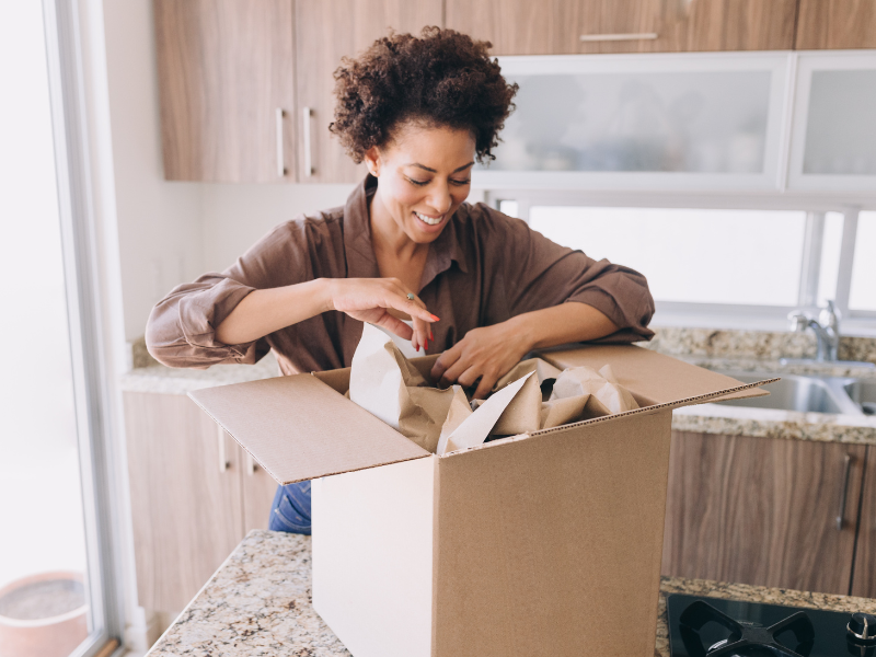 woman moving