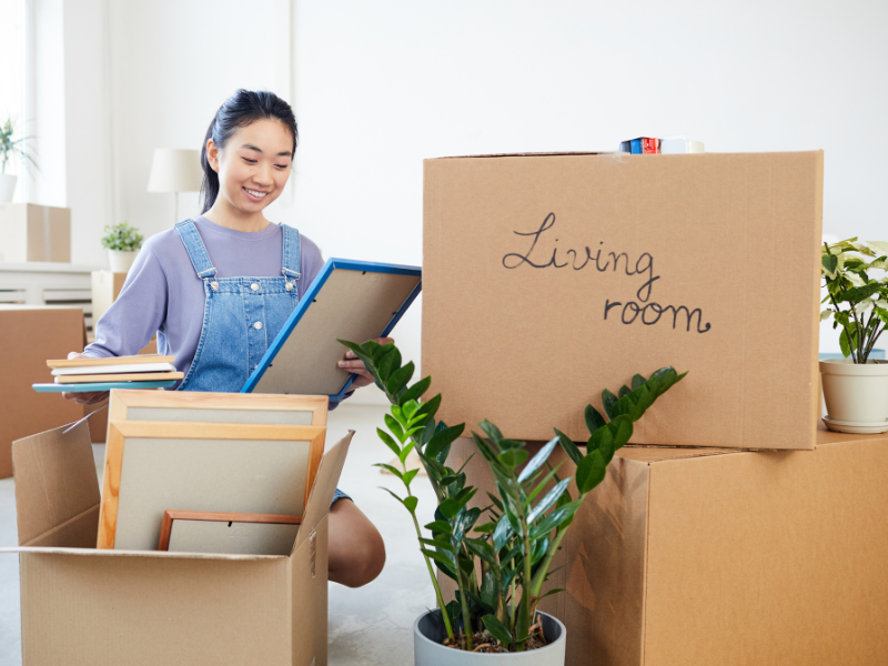 woman having a Smooth Transition to a New City