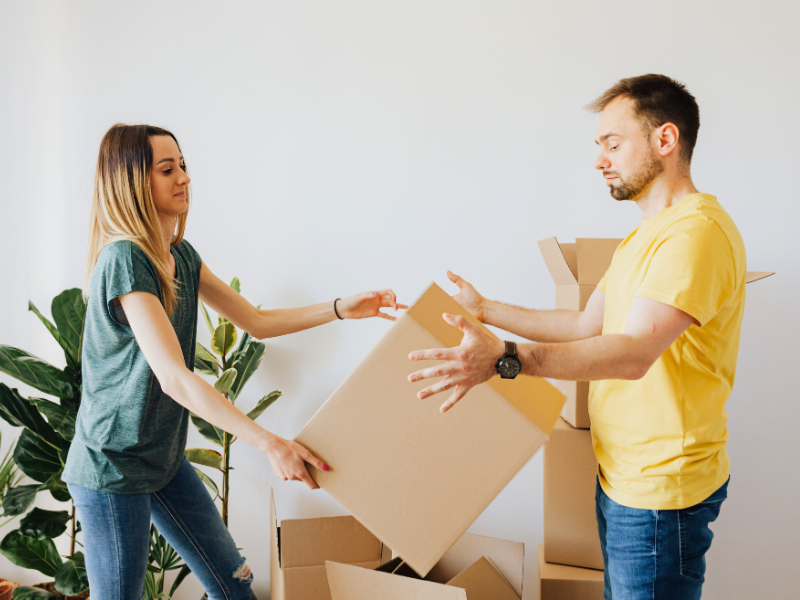 couple Moving to a New Home