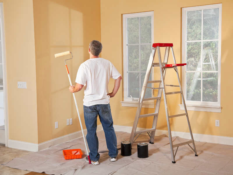 man Painting Your New Home