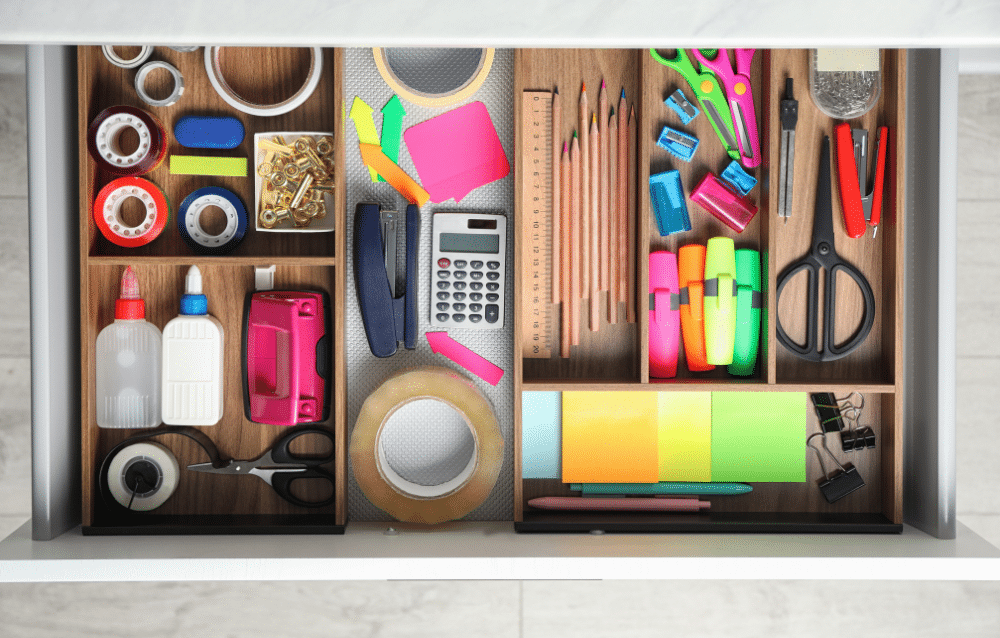 Ditch the Junk Drawer With These 6 Home Office Organizing Tips