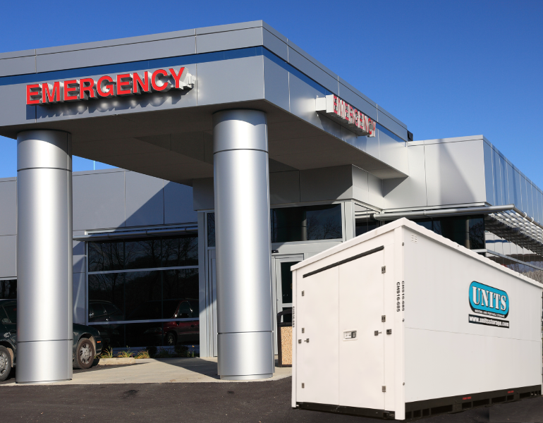 portable storage for hospitals and healthcare facilities