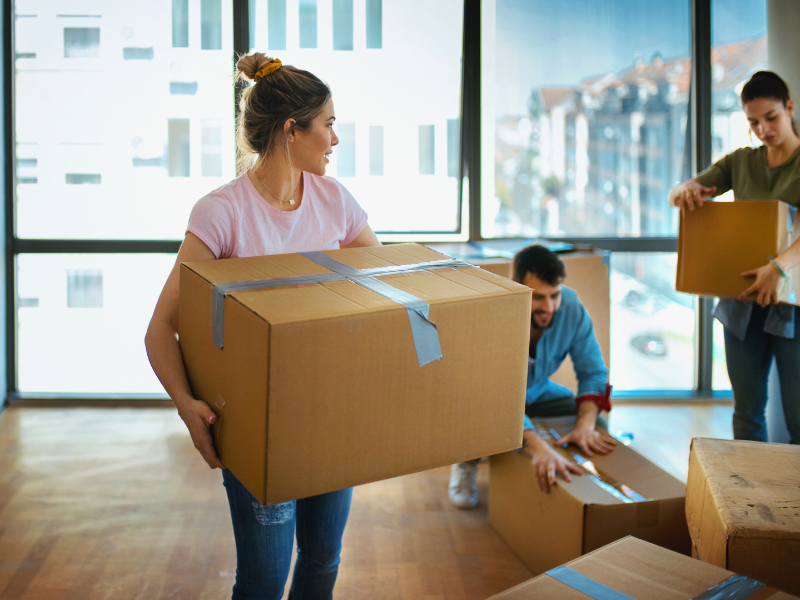 moving in with friends