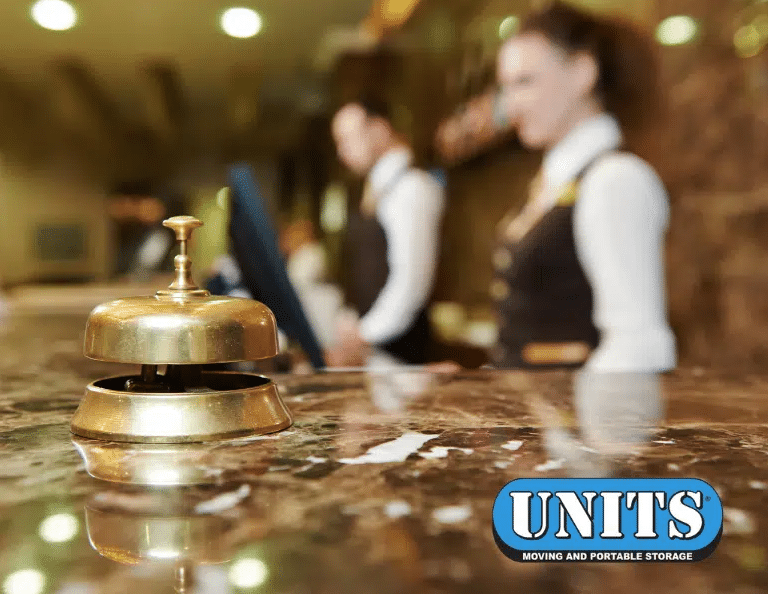 UNITS moving and portable storage services for hotels, motels, and resorts in Milwaukee