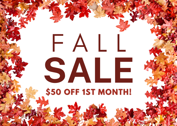 Fall Sale: $50 OFF - Call Today!
