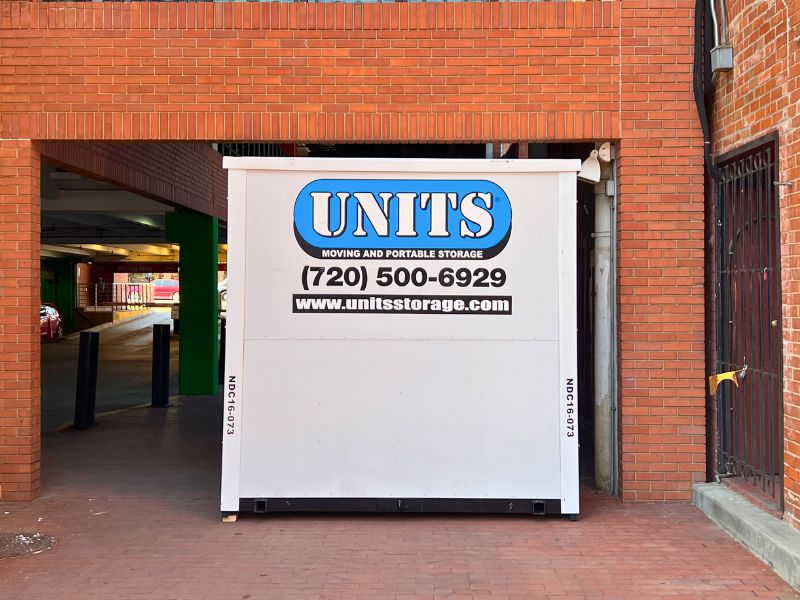 UNITS North Denver portable storage container