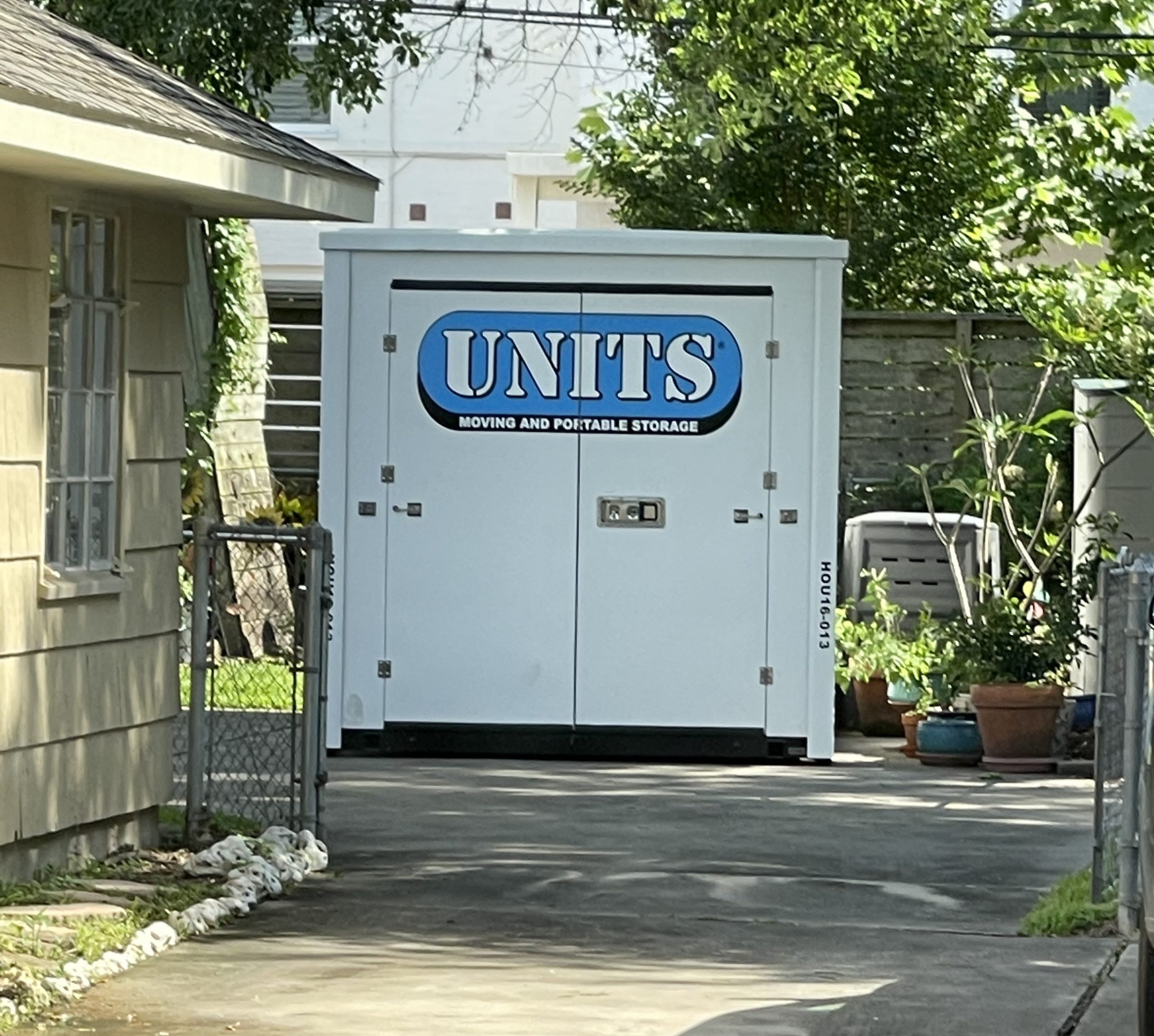 Units of North Houston Portable Storage During Home Renovations