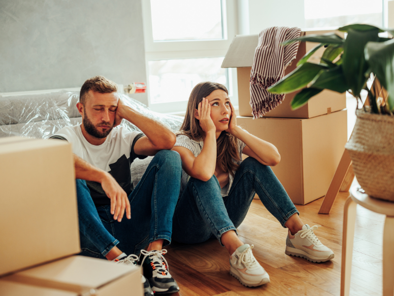a couple who made some common moving mistakes