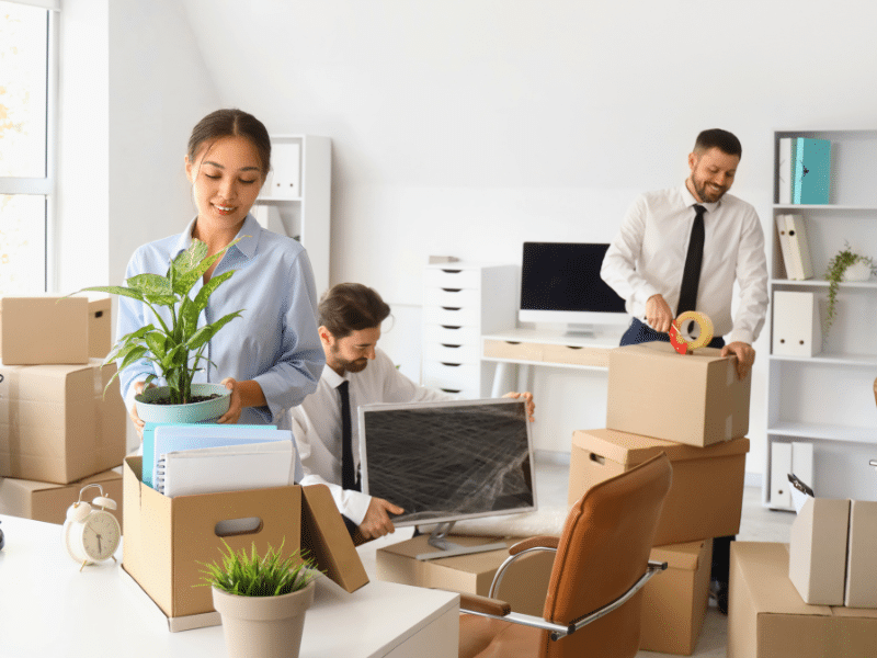company in the middle of an Office Move