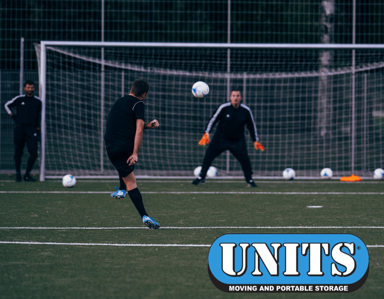UNITS moving and portable storage services for sports fields in Northeast Ohio