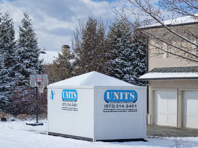 Winter Storage with portable storage containers from UNITS of Northern NJ