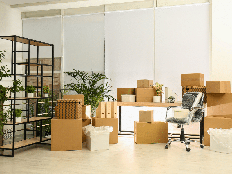 scene of an Office Move