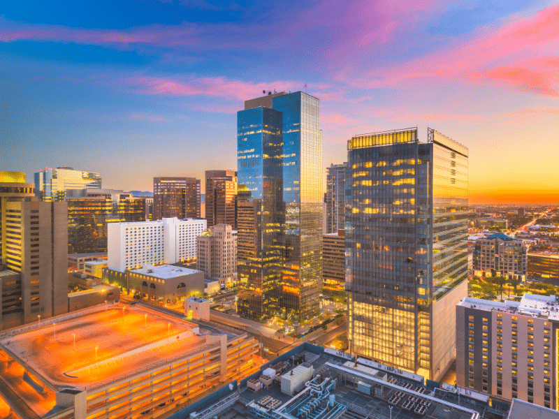 City of Phoenix skyline.