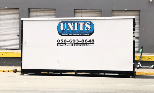 UNITS Moving and Portable Storage of San Diego container.