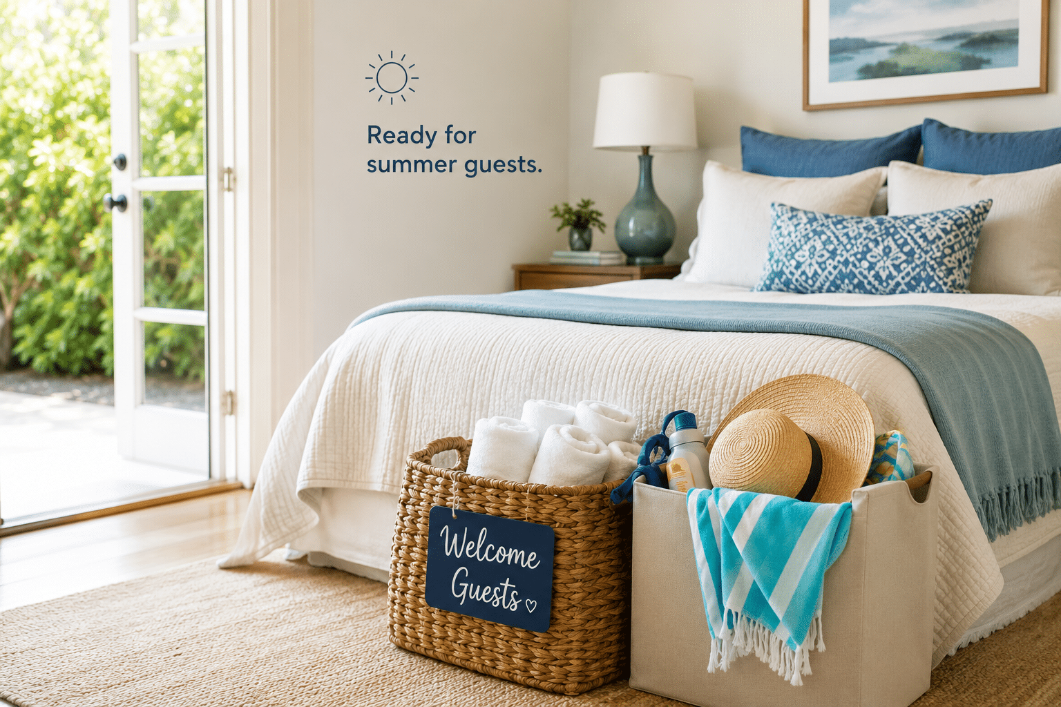 5 Brilliant Ways to Organize Your House for Summer Guests