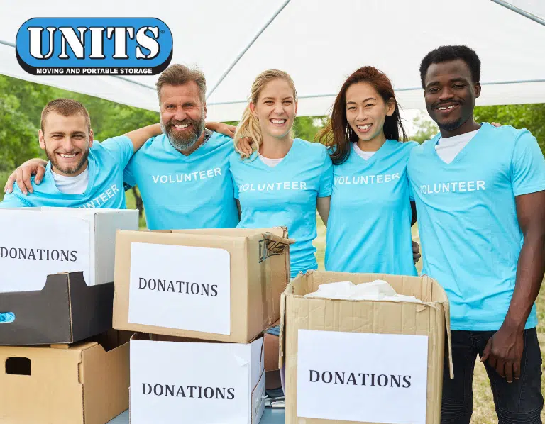 UNITS moving and portable storage services for fundraising and charity events in Southeast Massachusetts