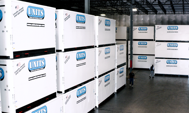 We Store It. UNITS stacked three high in a southeast michigan warehouse.