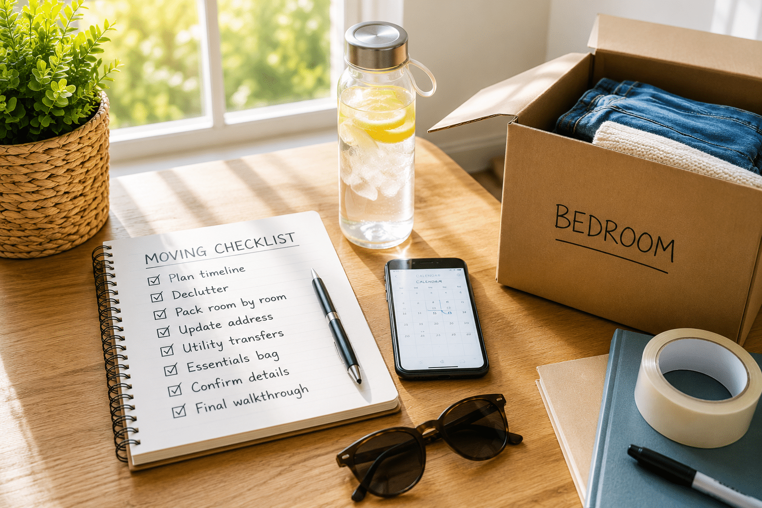 Essential Moving Checklist: 8 Summer Steps to Stay Organized