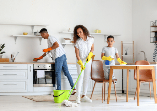 How Setting Habits Can Keep Your Home Clean All Year