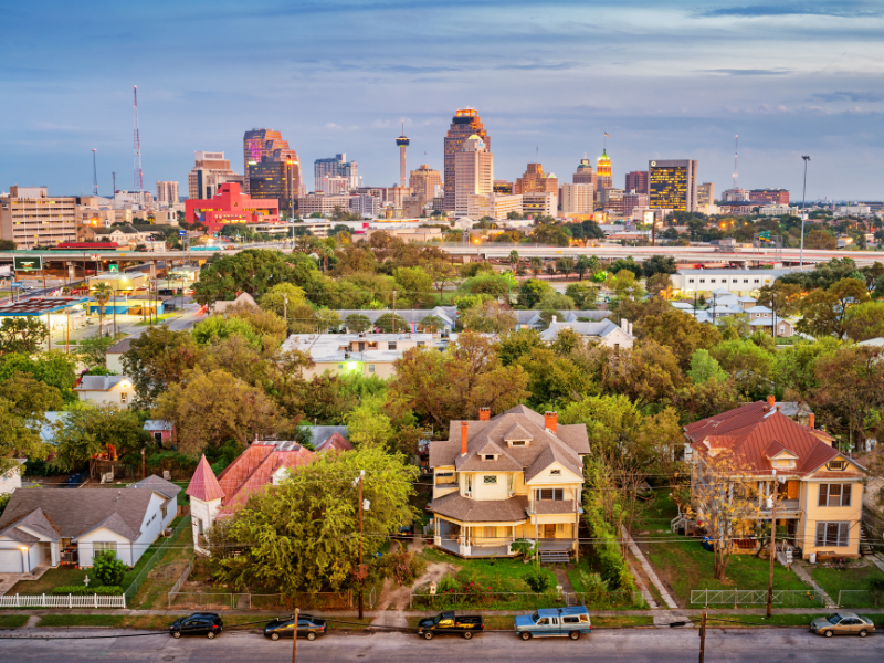 Suburbs in San Antonio