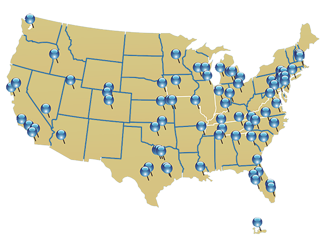 USA territory Map